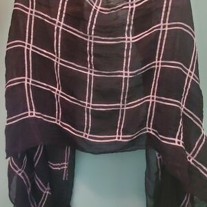 Large sheer scarf wrap